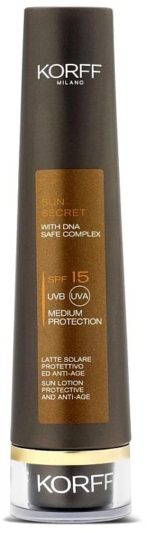 Protective Anti-Aging Tanning Lotion SPF15 - Korff Latte Solare Protettivo Anti-Age Corpo SPF 15 — photo N1