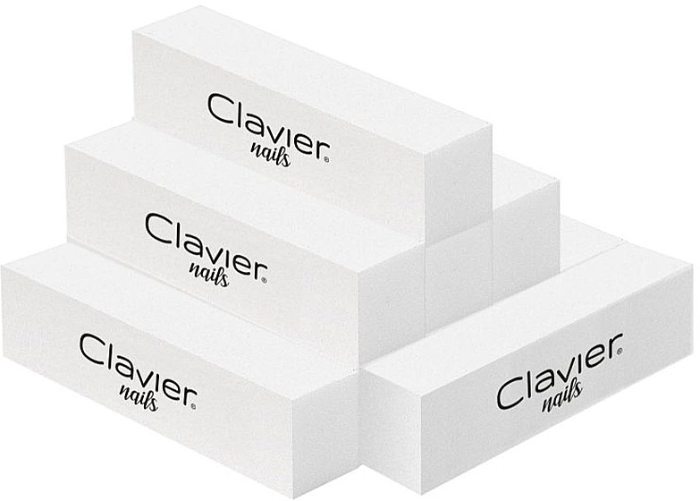 Nail Polishing Block, white - Clavier — photo N1