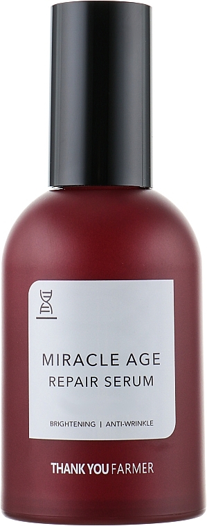 Anti-Wrinkle Brightening Regenerating Serum - Thank You Farmer Miracle Age Serum — photo N2