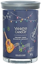 Fragrances, Perfumes, Cosmetics Scented Candle in Glass 'Twilight Melodies', 2 wicks - Yankee Candle Twilight Tunes Singnature