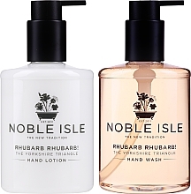 Noble Isle Rhubarb Rhubarb - Set (h/wash/250 ml + h/lot/250ml)  — photo N2