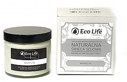 Fragrances, Perfumes, Cosmetics Scented Candle "Vanilla" - Eco Life Candles