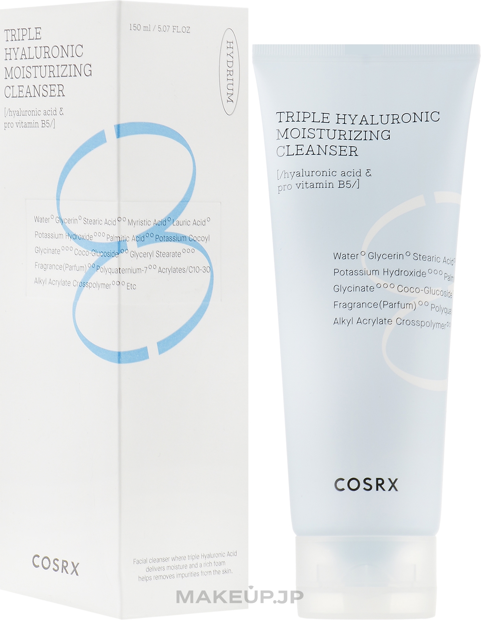 Moisturizing Face Cleansing Foam - Cosrx Hydrium Triple Hyaluronic Moisture Cleanser — photo 150 ml