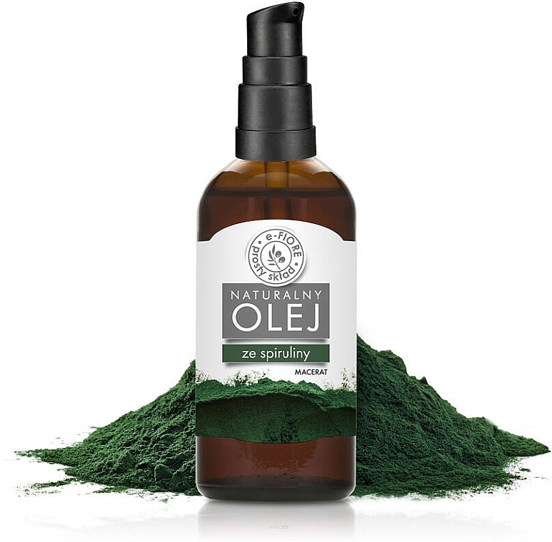 Spirulina Oil (with dispenser) - E-Fiore Alga Spirulina Natural Oil — photo N2