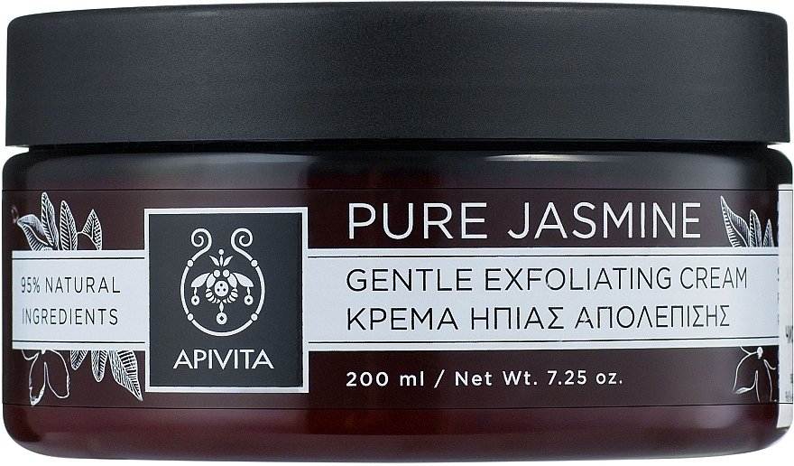 Gentle Exfoliating Cream "Pure Jasmine" - Apivita Gentle Exfoliating Cream — photo N1