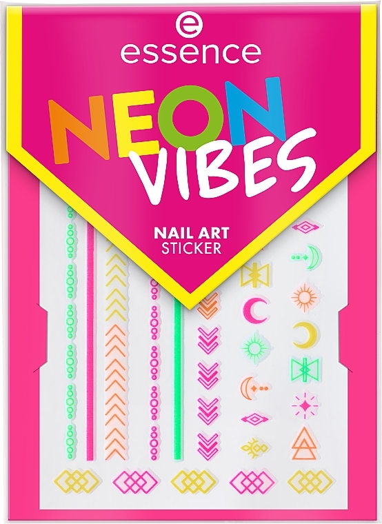 Nail Stickers - Essence Neon Vibes Nail Art Stickers — photo N3