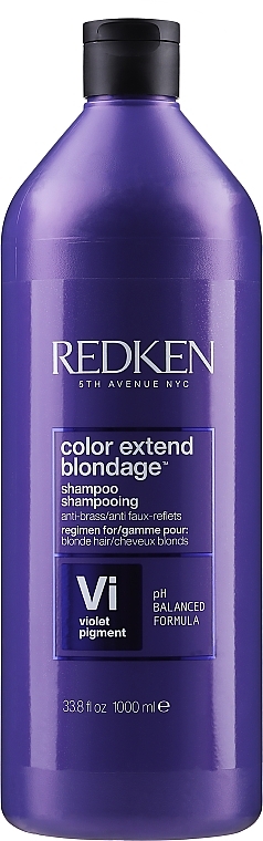 Mattifying Shampoo for Blonde Hair - Redken Color Extend Blondage Shampoo — photo N5