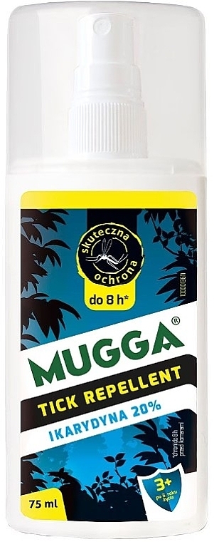 Mosquito & Tick Repellent - Mugga Tick Repellent Icaridin 20% — photo N1