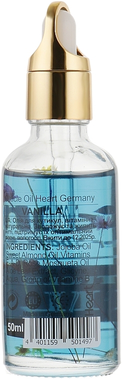 Vanilla Cuticle Oil - Heart Germany Vanilla Cuticle Oil — photo N2