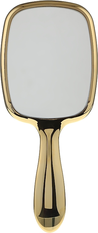 Rectangular Hair Brush with Mirror - Janeke Hairbrush With Mirror Gold — photo N3