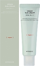 Vegan Sunscreen - Hyggee Vegan Sun Cream SPF50+ PA ++++ — photo N2