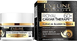 Fragrances, Perfumes, Cosmetics Regenerating Cream-Serum - Eveline Cosmetics Royal Caviar Therapy Cream-Serum 60+