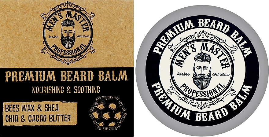 Nourishing Beard Balm - Men's Master Premium Beard Balm — photo N2