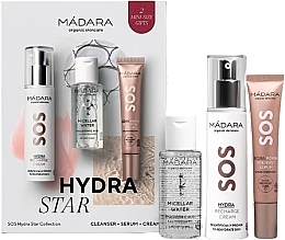 Fragrances, Perfumes, Cosmetics Set - Madara Cosmetics SOS Hydra Star Collection (f/cr/50ml + ser/15ml + micell/water/50ml)