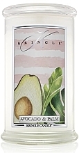 Fragrances, Perfumes, Cosmetics Scented Candle - Kringle Candle Avocado & Palm