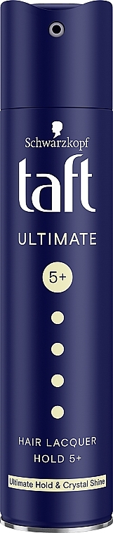 Crystal Shine Hair Spray "Three Weather. Ultimate Strong Hold" - Schwarzkopf Taft Ultimate Hairspray — photo N1