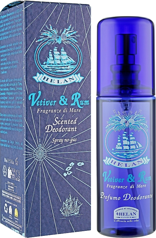 Perfumed Deodorant for Men - Helan Vetiver & Rum Scented Deodorant — photo N2