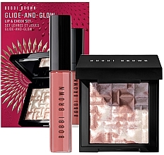 Fragrances, Perfumes, Cosmetics セット - Bobbi Brown Glide And Glow Lip & Cheek Set (high/powder/3g + lip/gloss/6ml)	