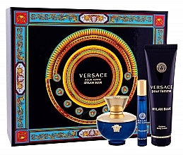 Fragrances, Perfumes, Cosmetics Versace Pour Femme Dylan Blue - Set (edp/100ml + edp/10ml + b/lot/150ml)