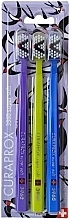 Fragrances, Perfumes, Cosmetics Toothbrush Set 'Super Soft V', purple, light green, blue - Curaprox