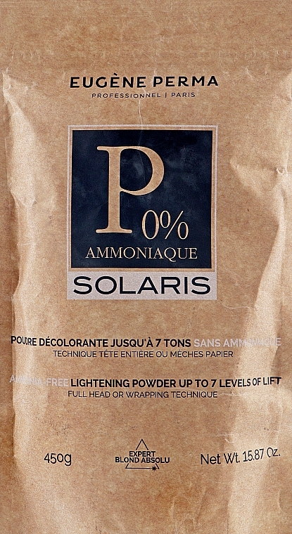 Bleaching Hair Powder - Eugene Perma Solaris Poudre ammonia 7 Tones — photo N1