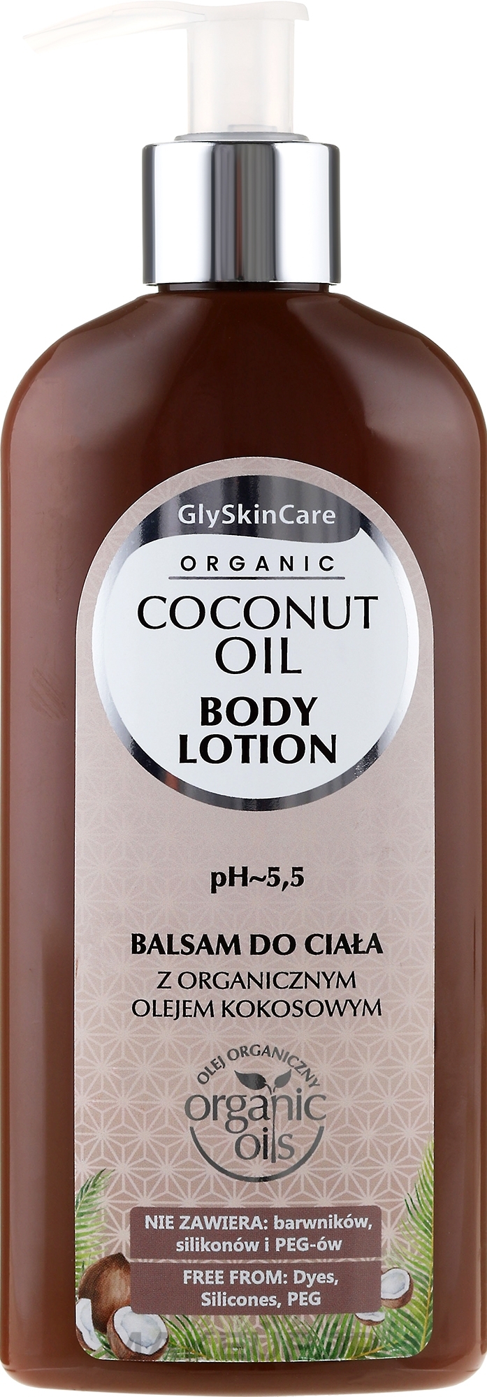 Body Lotion with Organic Coconut Oil - GlySkinCare Coconut Oil Body Lotion — photo 250 ml