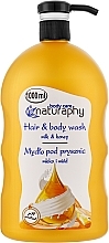 Shampoo-Shower Gel "Honey, Milk & Aloe Vera" - Naturaphy Hair & Body Wash — photo N1