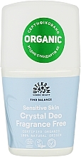 Fragrance Free Organic Roll-On Deodorant  - Urtekram Sensitive Skin Crystal Deo Fragrance Free — photo N1