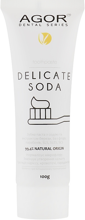 Soda Toothpaste - Agor Delicate Soda Toothpaste — photo N1