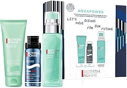 Fragrances, Perfumes, Cosmetics Set - Biotherm Aquapower (gel/75ml + sh/foam/50ml + sh/gel/75ml)