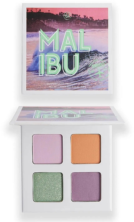 Eyeshadow Palette - BH Cosmetics Meet Me In Malibu Shadow Quad — photo N1