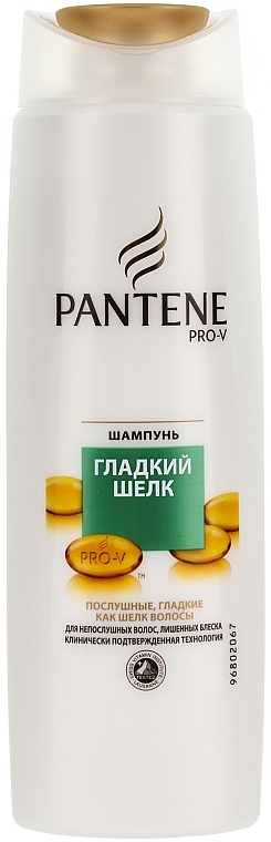 Shampoo "Shine & Sleek" - Pantene Pro-V Smooth and Sleek Shampoo — photo N1