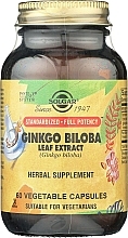 Ginkgo Biloba Extract - Solgar SFP Ginkgo Biloba Leaf Extract — photo N2