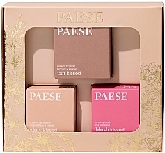 キット - Paese Kiss My Cheeks (Cold) (blush/4g + bronzer/12g + highlighter/4g) — photo N1