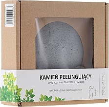 Fragrances, Perfumes, Cosmetics Natural Body Peeling Stone, gray - Pierre de Plaisir Natural Scrubbing Stone Body