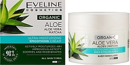 Ultra-Moisturising Smoothing Cream for All Skin Types - Eveline Cosmetics Organic Aloe Cream — photo N2