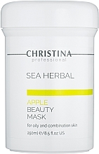 Apple Beauty Mask for Oily & Combination Skin - Christina Sea Herbal Beauty Mask Green Apple — photo N3