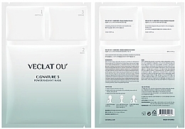 Fragrances, Perfumes, Cosmetics Face Mask - Lebody Veclat Ou 3step Power Radiant Mask Box