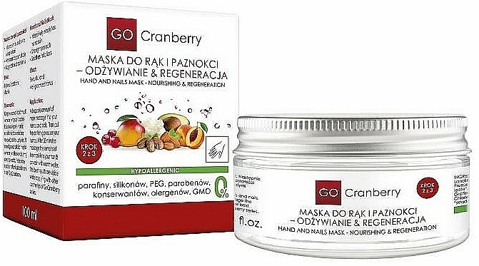 Set - GoCranberry Velvet SPA For Hands Set (h/cr/50ml + h/scrub/100ml + h/mask/100ml) — photo N4