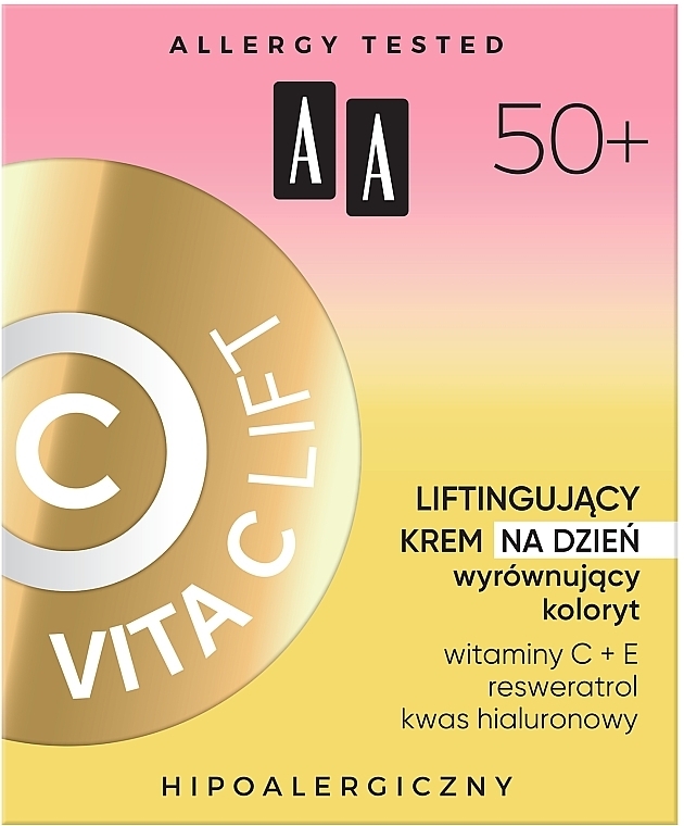 Lifting Day Face Cream 50+ - AA Vita C Lift Lifting Day Cream — photo N3