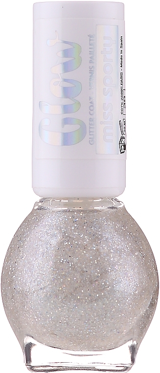 Nail Polish - Miss Sporty Glow Glitter Coat — photo N1