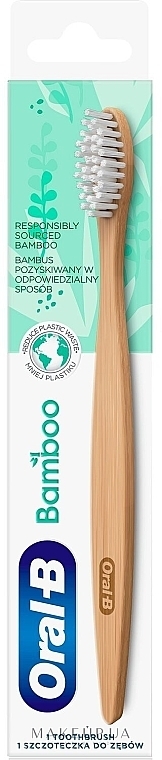 Toothbrush 'Bamboo', medium hard - Oral-B Bamboo — photo N1