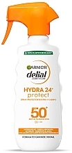 Sunscreen Spray - Garnier Delial Ambre Solaire Hydra 24h Protect Spray SPF50+ — photo N1