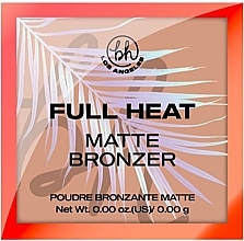 Fragrances, Perfumes, Cosmetics Bronzer - BH Cosmetics Los Angeles Full Heat Matte Bronzer