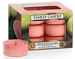 Fragrances, Perfumes, Cosmetics Tea Light Candles - Yankee Candle Scented Tea Light Candles Delicious Guava