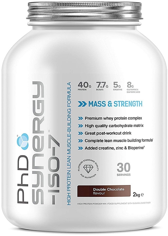 Double Chocolate Protein Complex - PhD Synergy ISO 7 Double Chocolate — photo N1