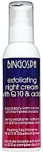 Exfoliating Night Cream with Coenzyme Q10 and Acid Complex - BingoSpa — photo N1