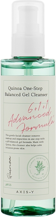 Gentle Face Cleansing Gel - Axis-Y Quinoa One-Step balanced Gel Cleanser — photo N1