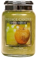 Fragrances, Perfumes, Cosmetics Scented Candle in Jar - Village Candle Glam Apple Glass Jar