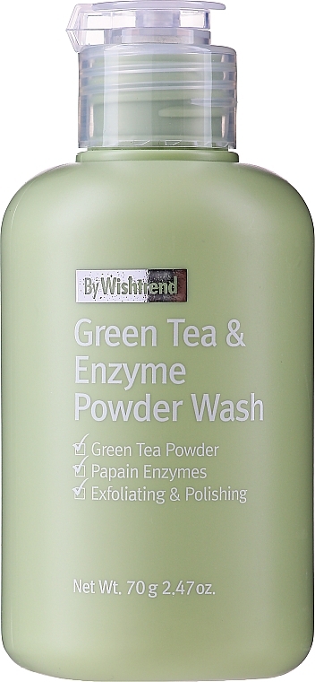 Green Tea & Enzyme Facial Powder Wash - By Wishtrend Green Tea & Enzyme Powder Wash — photo N1